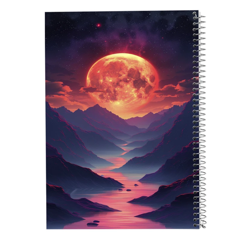 دفتر مشق 50 برگ مدوپد مدل ماه کد DF15476