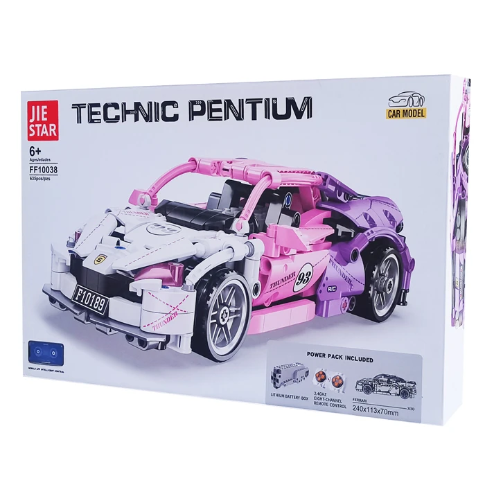 ساختنی 635 تکه ژی استار مدل ماشین فراری کنترلی