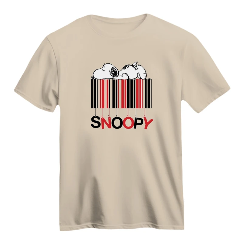 تی شرت آستین کوتاه زنانه مدل اسنوپی کد ۶۵