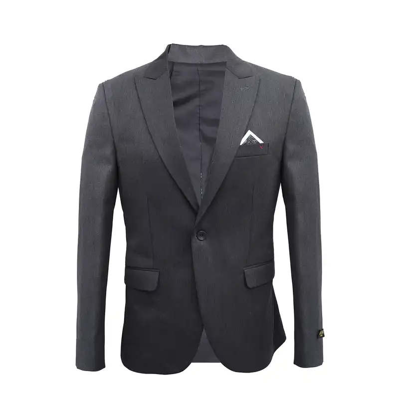 کت و شلوار مردانه مدل NJ-MLDR1800-TO.R رنگ طوسی روشن