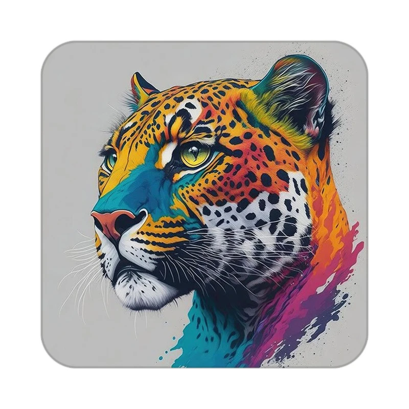 زیر لیوانی کاکتی طرح حیوانات رنگی مدل mp26363