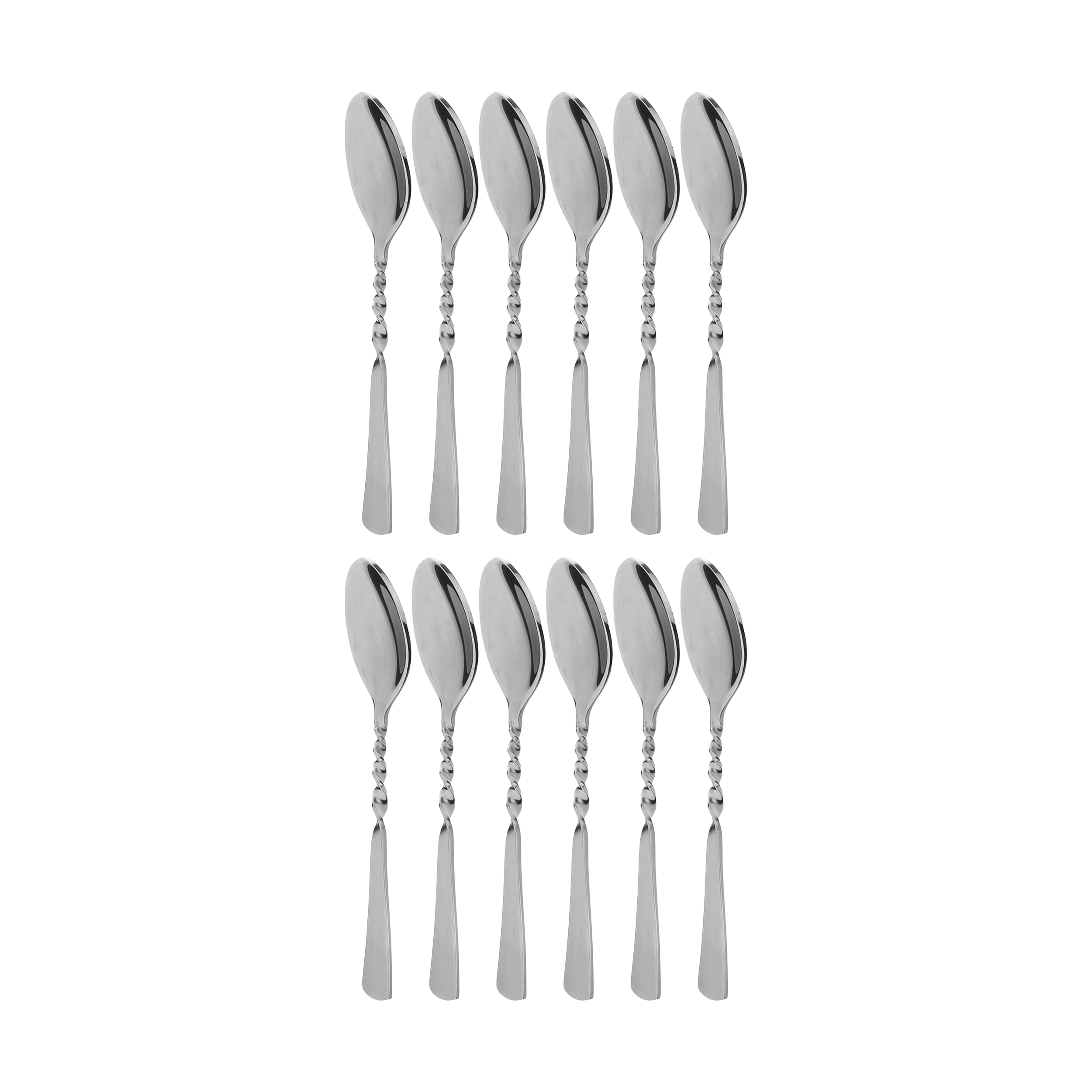 قاشق چای خوری درسا سری پیچک کد 02 بسته 12 عددی