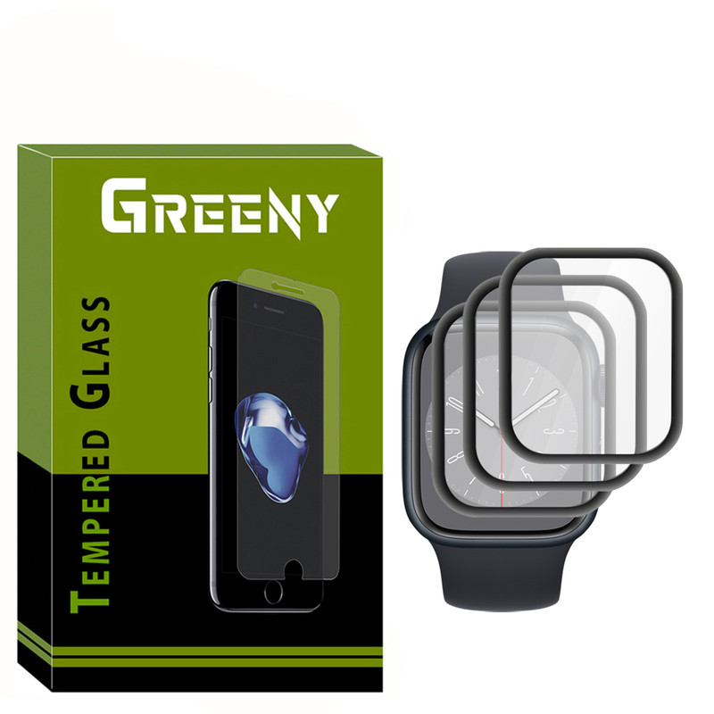 محافظ صفحه نمایش گیرینی مدل GR_07 مناسب برای ساعت هوشمند اپل Apple Watch Series 7 SE Aluminum Case 41mm بسته سه عددی