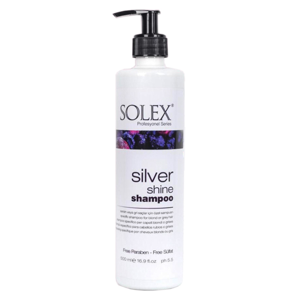 شامپو مو سولکس مدل Silver Shine حجم 500 میلی لیتر