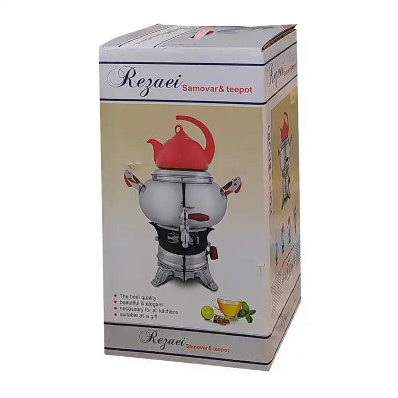 سماور گازی رضایی مدل 0400 گنجایش 4 لیتر