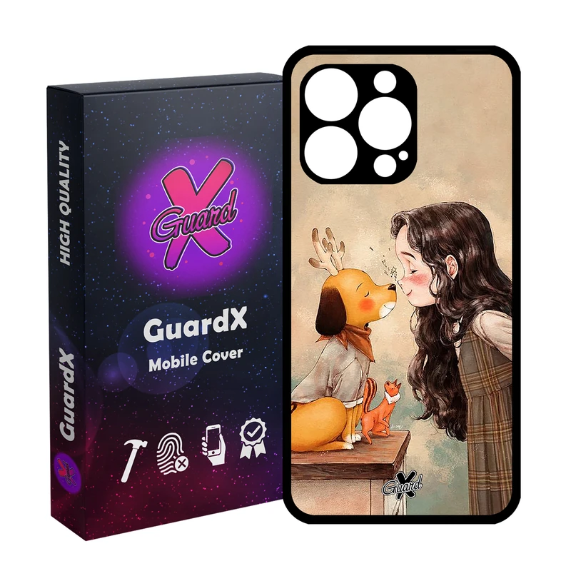 کاور گارد ایکس طرح Girl مدل Glass10323 مناسب برای گوشی موبایل اپل iPhone 13 Pro