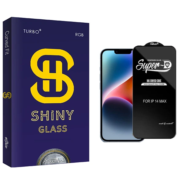 محافظ صفحه نمایش آتوچبو مدل Shiny  super-D مناسب برای گوشی موبایل اپل iPhone 14 plus