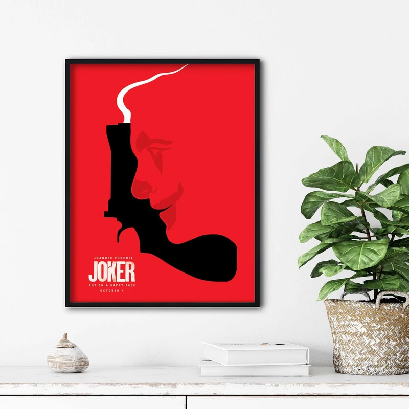 تابلو آتریسا طرح پوستر فیلم joker مدل ATm142