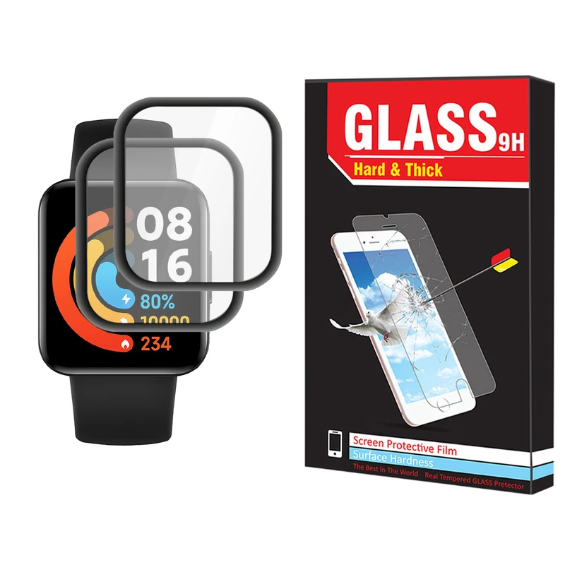 محافظ صفحه نمایش نانو هارد اند تیک مدل NHT مناسب برای ساعت هوشمند شیائومی Redmi Watch 2 بسته دو عددی