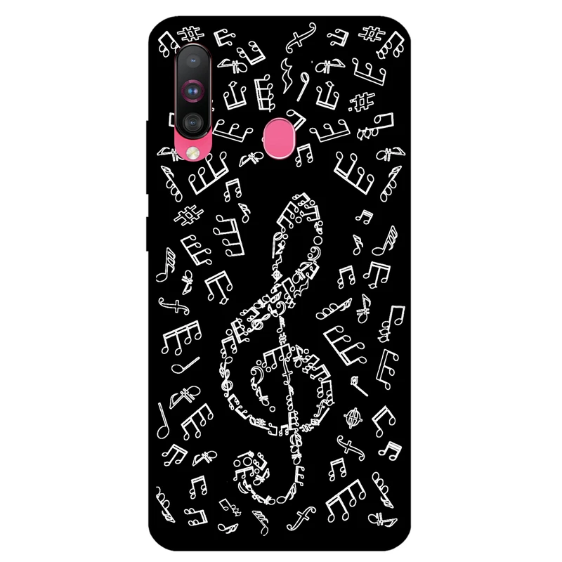 کاور مگافون طرح نوت موسیقی مدل 1370 مناسب برای گوشی موبایل سامسونگ Galaxy A60 / M40   