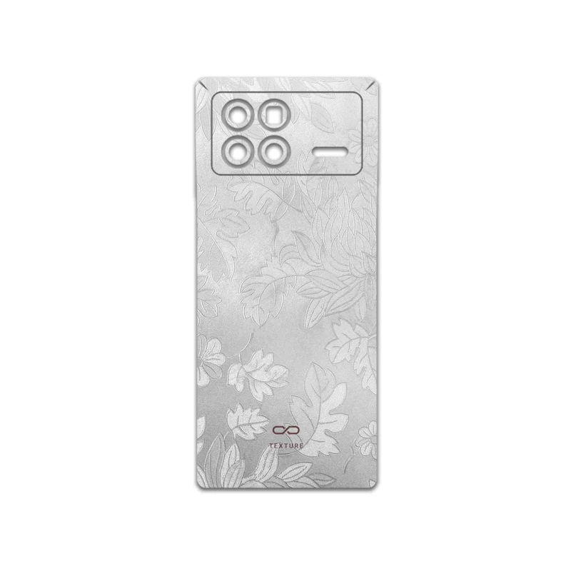 برچسب پوششی ماهوت مدل Silver-Wildflower مناسب برای گوشی موبایل شیائومی Mix Fold 3