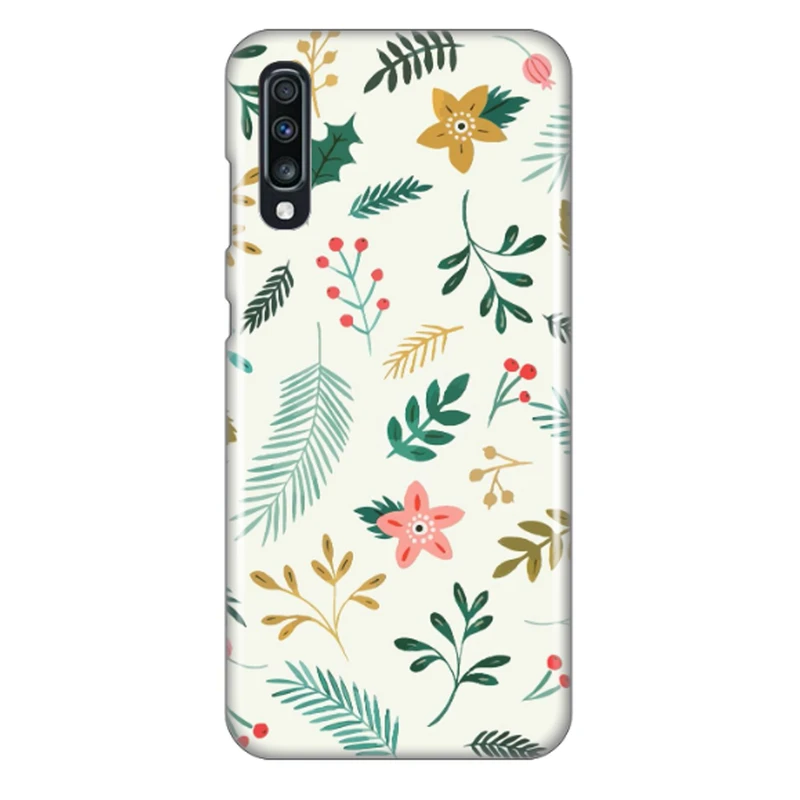 کاور طرح گل وبرگ کد DIMO-036 مناسب برای گوشی موبایل سامسونگ Galaxy A70