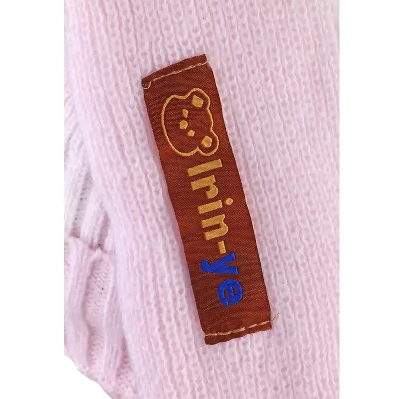 ست کلاه و شال گردن بافتنی بچگانه طرح عروسکی مدل سنجاب