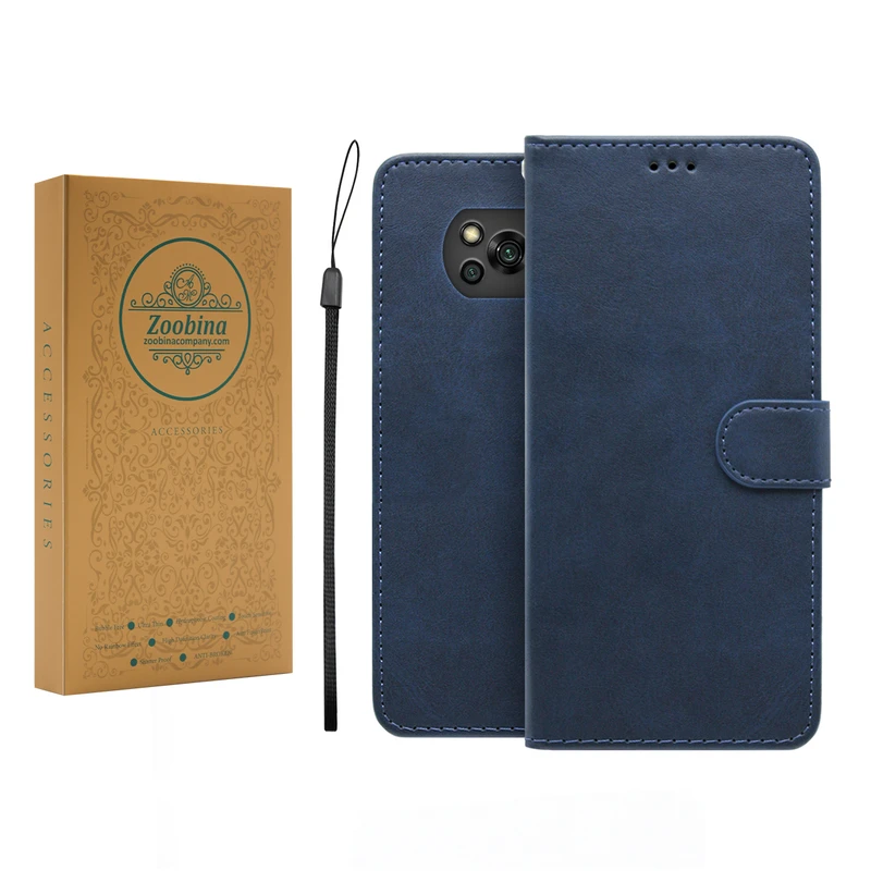    کیف کلاسوری زوبینا مدل Camel مناسب برای گوشی موبایل شیائومی Poco X3 /  X3 Pro /  X3 NFC