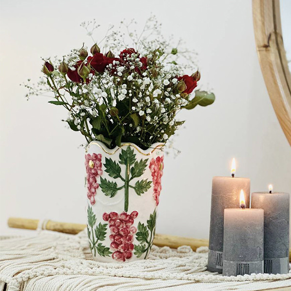 گلدان دکوری آوای دل مدل باغ انگور