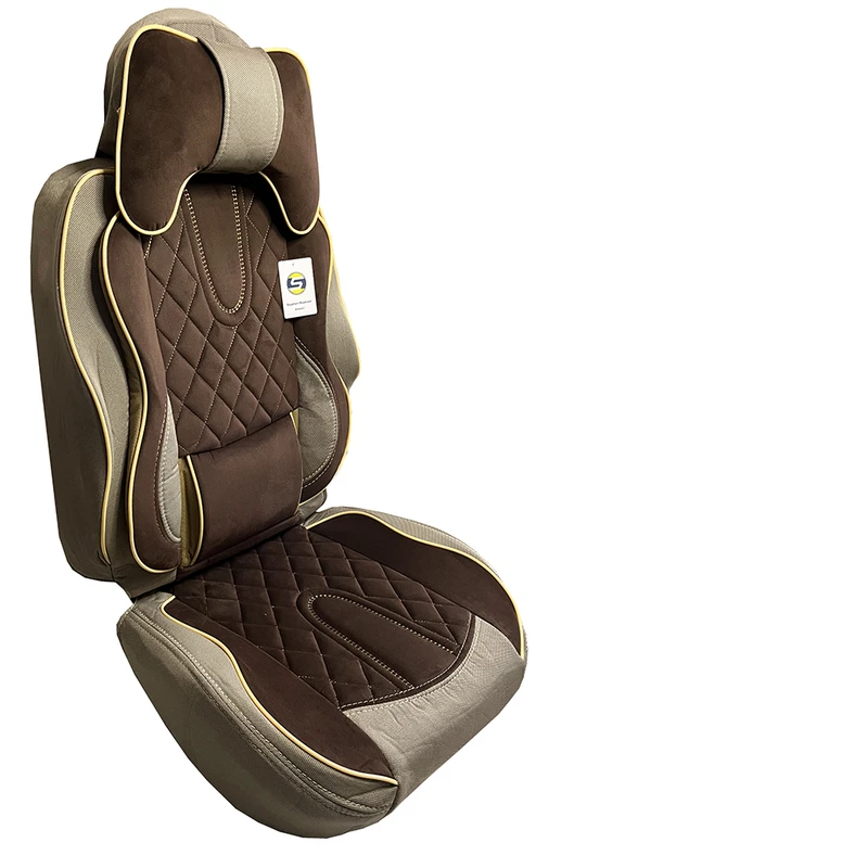 ست کامل روکش صندلی خودرو سپاهان روکش مدل Aoudi-6000 مناسب برای پژو SLX-405