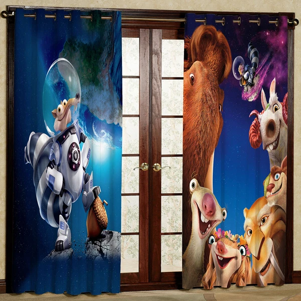 پرده پانچی مدل مخمل کد 6451 سایز 280x140 سانتی متر