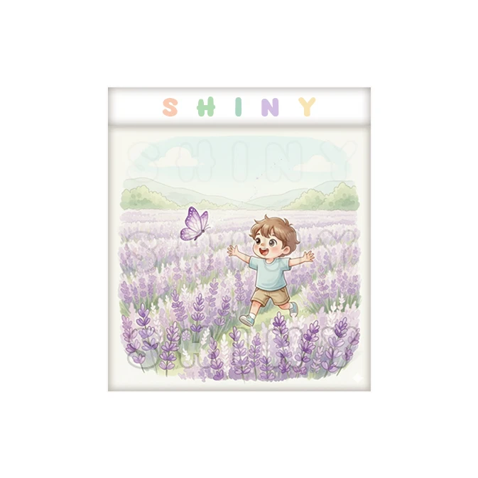 پوستر شاینی مدل فانتزی طرح پسر لاوندر