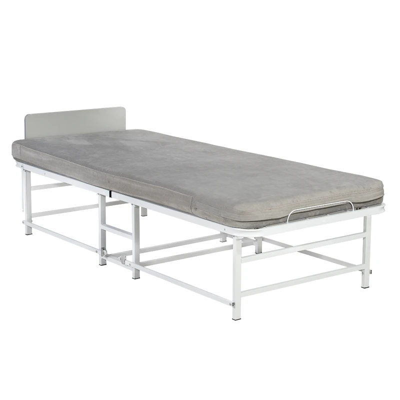 تختخواب تاشو مشتاق مدل تشک دار سایز 200×85 سانتی متر