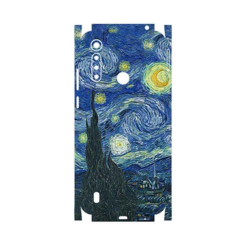 برچسب پوششی ماهوت مدل The Starry Night of van Gogh-FullSkin مناسب برای گوشی موبایل موتورولا Moto G8 Power Lite