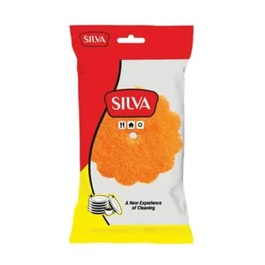 اسفنج ظرفشویی سیلوا طرح گل مدل 01 بسته 3 عددی