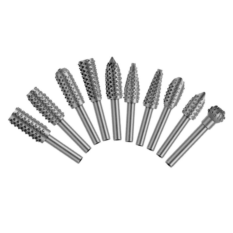 چوب ساب سر دریلی طرح روس مدل jt-10 مجموعه 10 عددی
