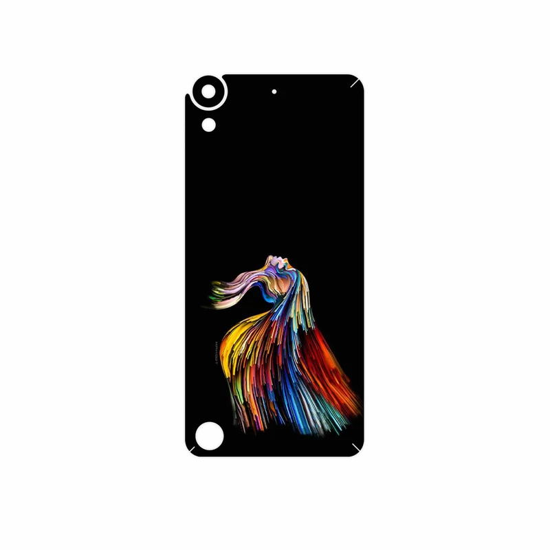 برچسب پوششی ماهوت مدل Rainbow Hair Digital Art مناسب برای گوشی موبایل اچ تی سی Desire 630