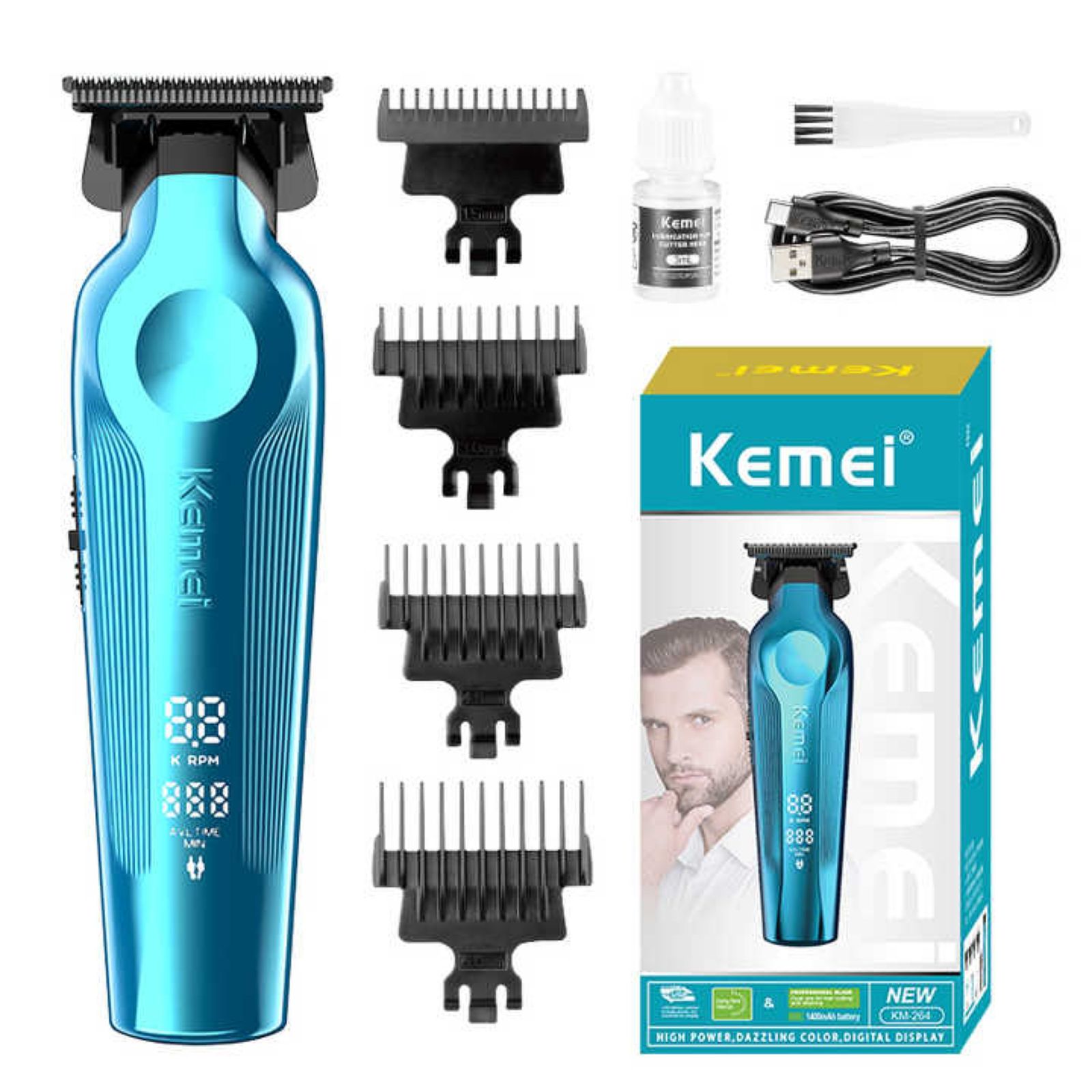 ماشین اصلاح موی سر و صورت کیمی مدل KM-264 -  - 6