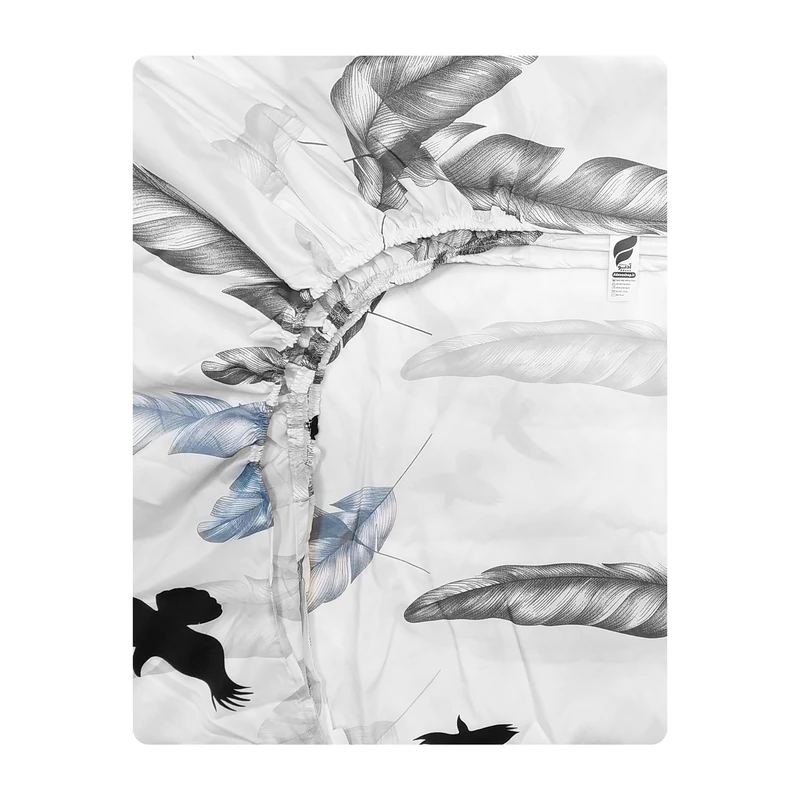ملحفه آدنو مدل افرا کد IR168 دونفره سایز 160x200 سانتی متر