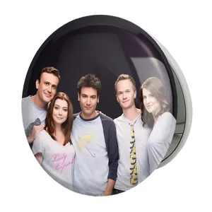 آینه جیبی خندالو طرح سریال آشنایی با مادر How I Met Your Mother مدل تاشو کد 13781 