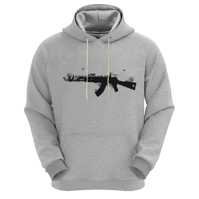 هودی مردانه مدل تفنگ کد AA33