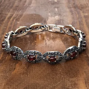 دستبند نقره زنانه کد 3078