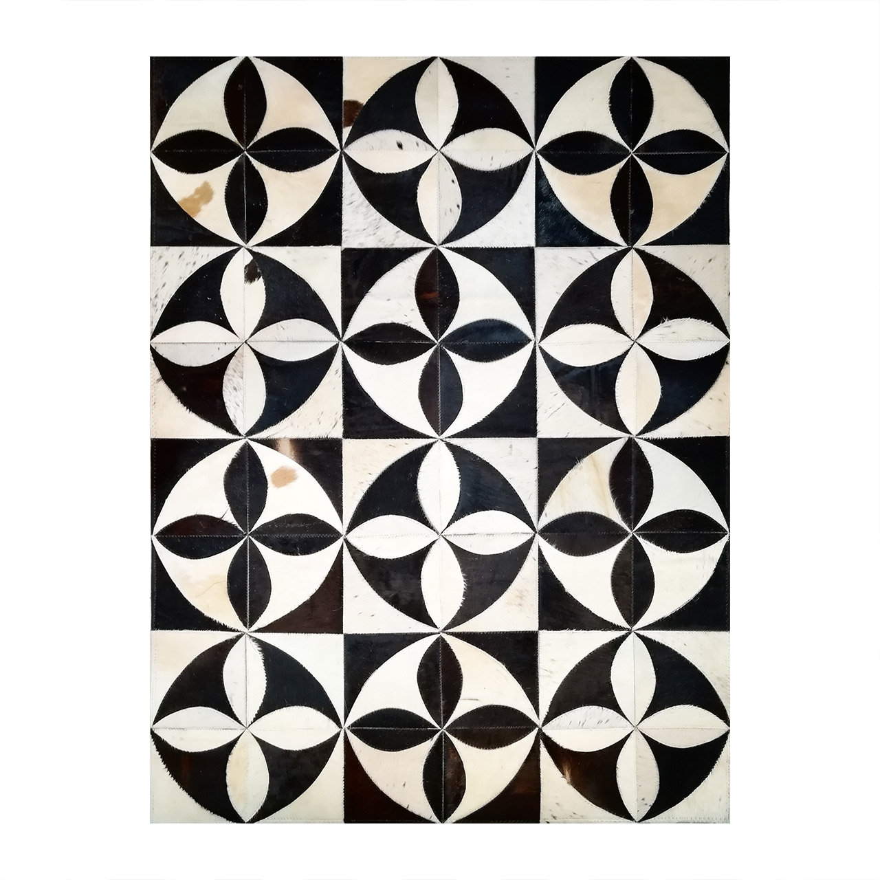 کلاژ فرش پوست و چرم کمالی مدل AD-0158