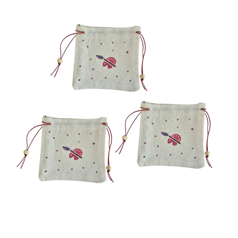 کیسه هدیه مدل نقاشی قلم مو بسته 3 عددی