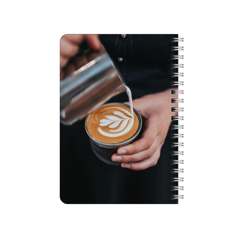 دفترچه یادداشت بامبیلیپ مدل چوبی طرح قهوه کد 0961391