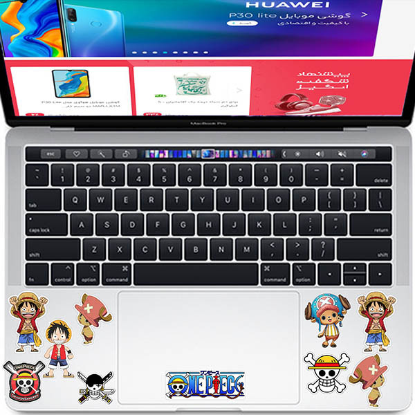استیکر تزئینی موبایل و تبلت راتیانا مدل one piece بسته 10 عددی