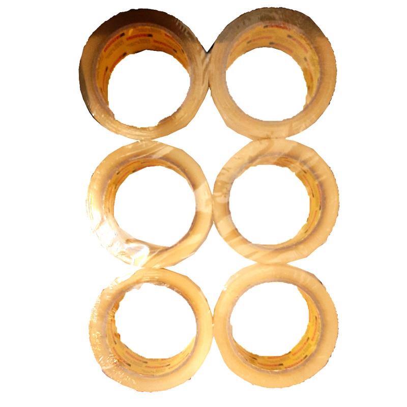 چسب پهن نانو مدل شفاف عرض 5 سانتی متر بسته 6 عددی