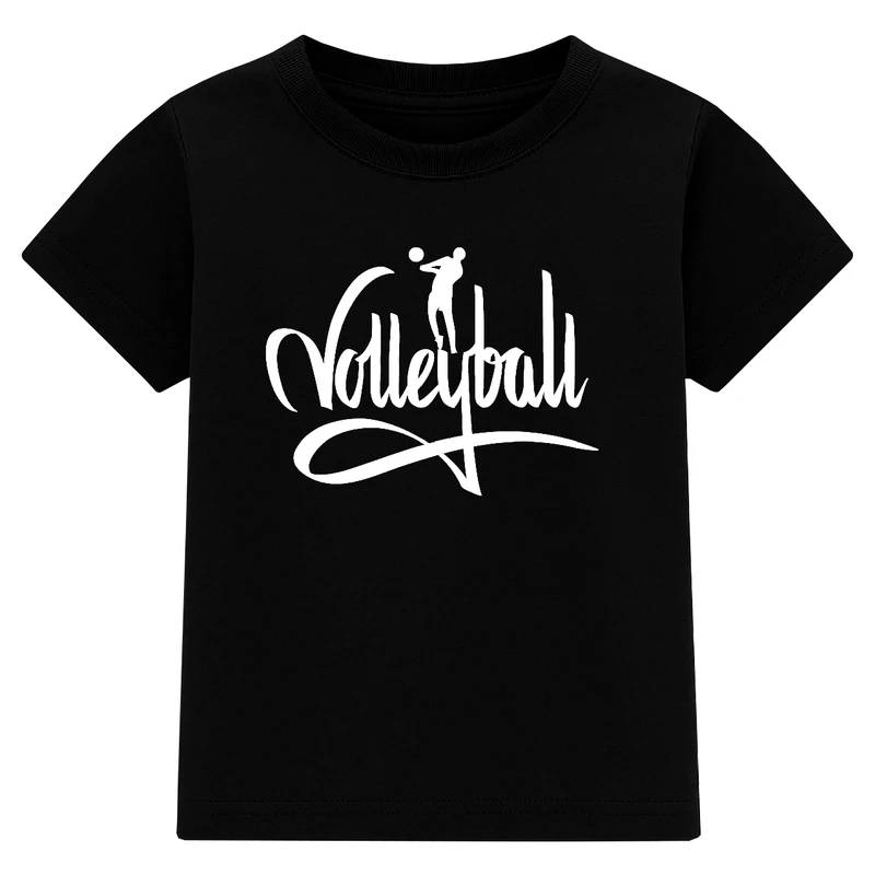 تی‌شرت آستین کوتاه پسرانه مدل A12 طرح والیبال