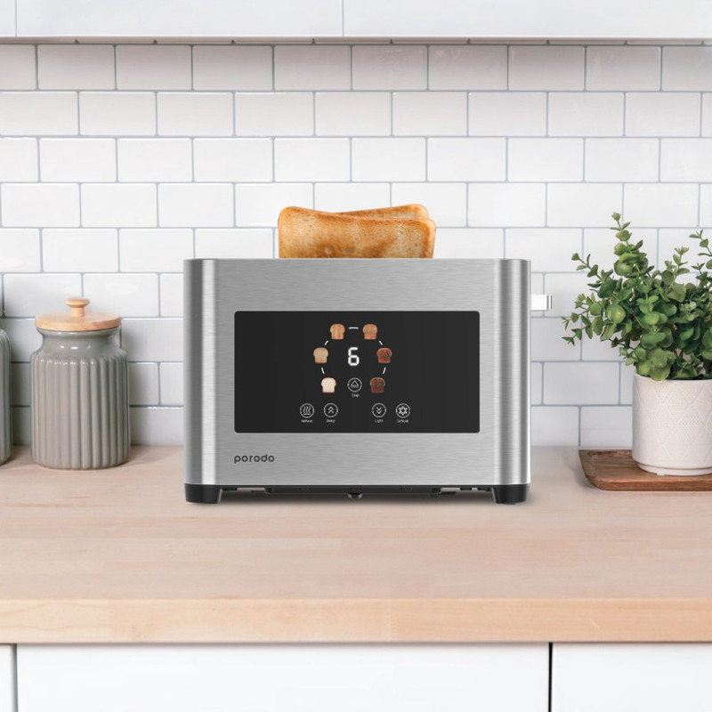 توستر پرودو مدل Porodo 2-Slice Digital Pop up