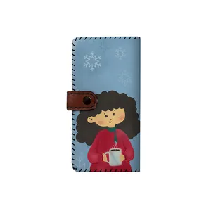 کیف پول زنانه ترمه طراحان ایده مدل دختر زمستان بنددار کد abi011