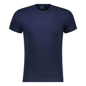 تی‌شرت آستین کوتاه مردانه مدل A44 رنگ سرمه‌ای