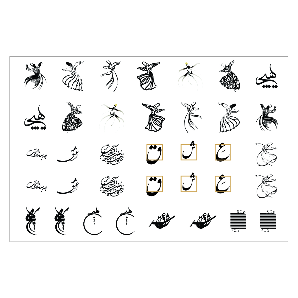  برچسب لنز ناخن مدل L2023