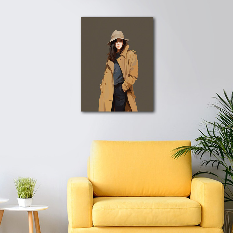 تابلو شاسی عرش مدل فانتزی دختر کد As2360