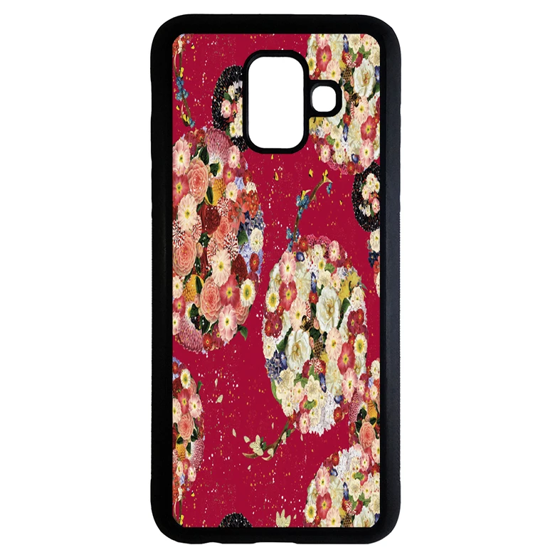 کاور طرح گل مناسب برای گوشی موبایل سامسونگ galaxy a6 plus