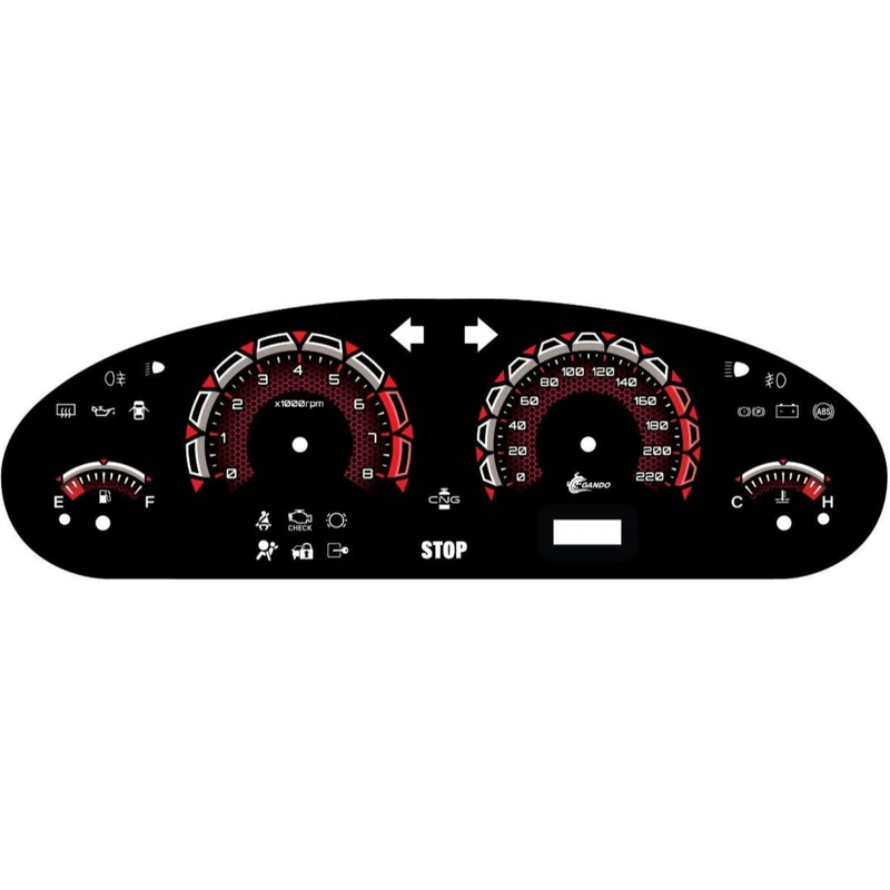 صفحه کیلومتر خودرو گاندو مدل زنبوری مناسب برای سمند