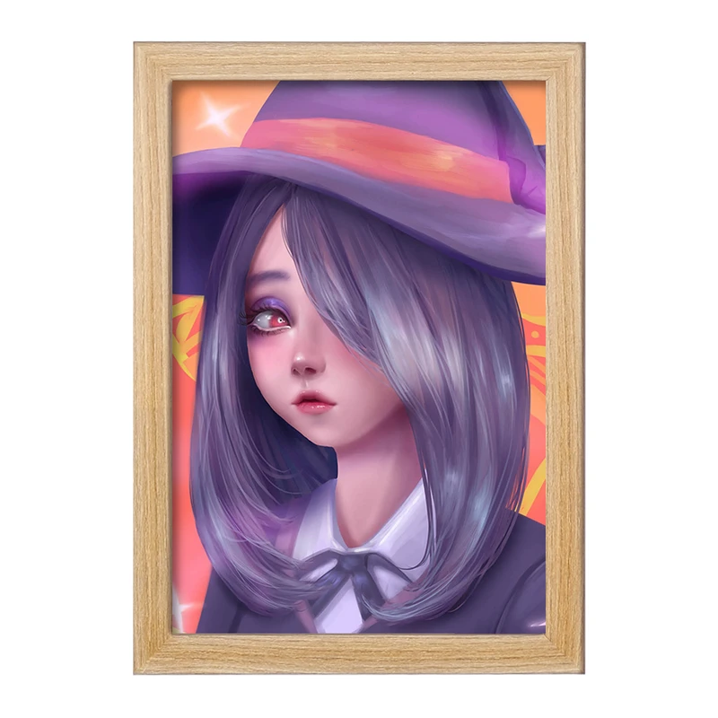 تابلو خندالو مدل سوسی انیمه جادوگران کوچک Little Witch Academia  کد 22860