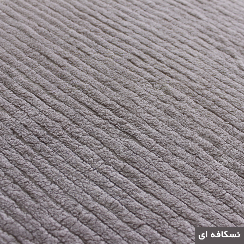 پادری شاران هوم مدل اسفنج دار طرح مخمل راه راه فانتزی سایز 40 ×65 سانتی متر