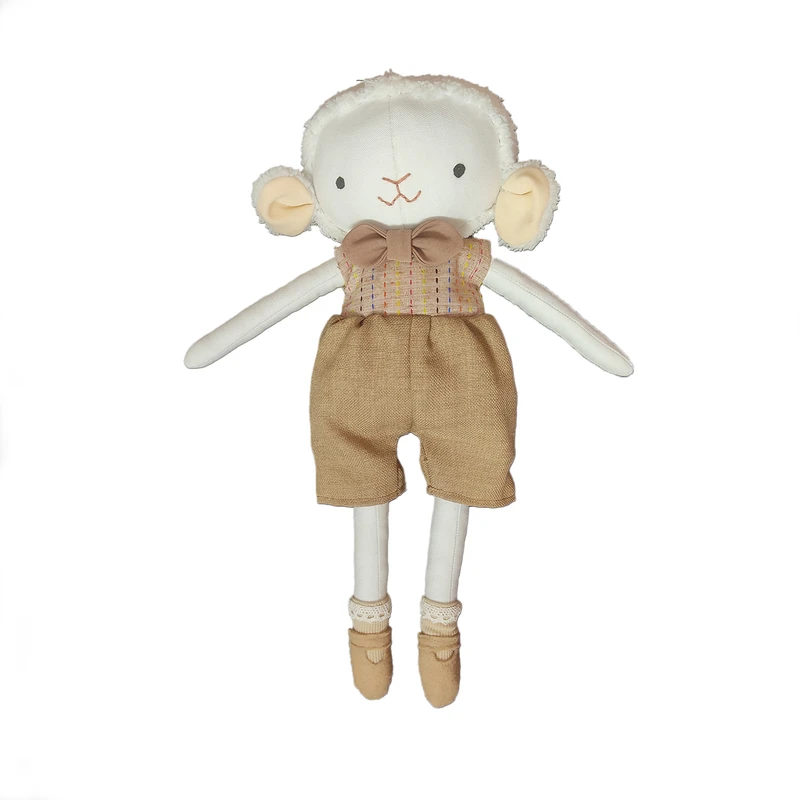 عروسک مدل حیوانات طرح گوسفند ارتفاع 38 سانتی متر