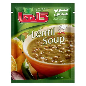 سوپ نیمه آماده عدس گلها 70 گرم