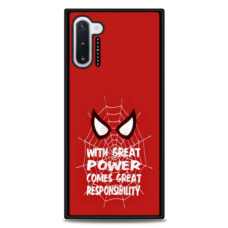 کاور آکام مدل AMC-WSGN10-SPIDER MAN17 مناسب برای گوشی موبایل سامسونگ Galaxy Note 10